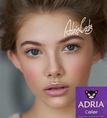  ADRIA Color 3 Tone (2 линзы) -4,50 Gray (серый)