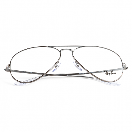 Ray-Ban Aviator Gun metal Optics Silver RX 6489-2502 58
