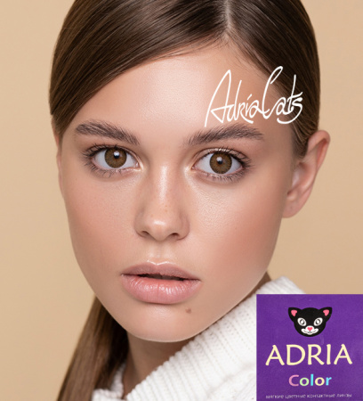  ADRIA Color 3 Tone (2 линзы) -2,00 Brown (коричневый/карий)